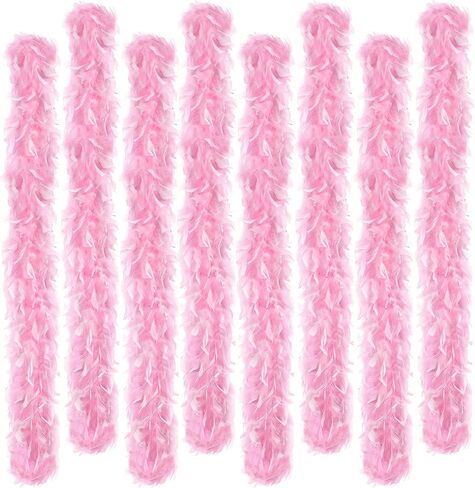 8pcs Feather Boa 45g 2 Yard for Dancing Wedding Party Halloween Costume Decoration Turkey Feather Boas in Saudi Arabia