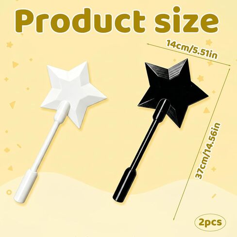 2 PCS Payment Wand, Debit Card Wand Tap to Pay Card Holder, Fairy Wand Tap to Pay Card Holder for Drive-Thru and Self-Checkout (Black/White) in Saudi Arabia
