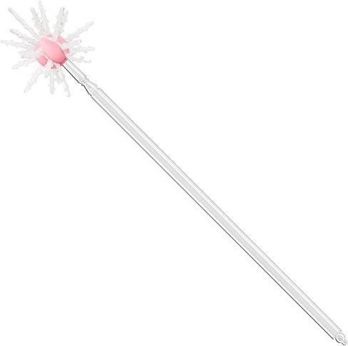 Enchanted Pink Good Witch Wand – Premium Fantasy Princess Magic Staff, 22-Inch Fairy Witch Wand Cosplay Prop, Easy 3-Piece Assembly, Roleplay Costume Accessory for Kids & Collectors Ages 5+ in Saudi Arabia