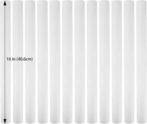 Glow Fever 24-Pack LED Foam Glow Sticks, 16" Colorful Flashing Light Up Wands with 3 Modes, Reusable Glow in the Dark Party Supplies for Weddings, Birthdays, Concerts, Halloween, Raves & More in Kuwait