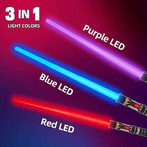 YOFOTHS 2 Pack Lightsaber for Display and Adult Cosplay in Saudi Arabia
