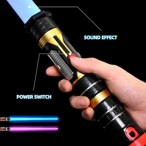YOFOTHS 2 Pack Lightsaber for Display and Adult Cosplay in Saudi Arabia