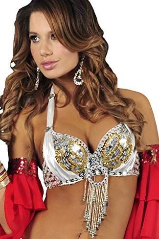 Festival Sequin Top with Rayon Straps and Beads in Saudi Arabia