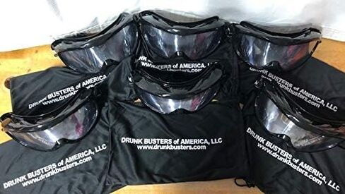 Drunk Busters 6 Pack Impairment Goggles - Simulating .08-.15 BAC, 5 Year Warranty, Most Realistic & Durable in Saudi Arabia