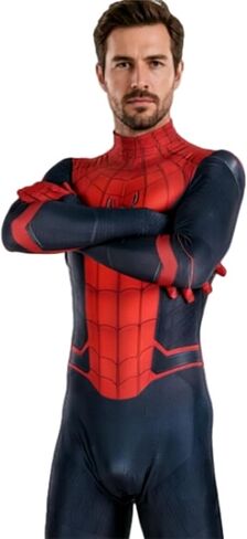 Halloween Bodysuit Jumpsuit Costume Cosplay Onesie Suit Zentai Outfit with Mask Dress Up Pretend in Saudi Arabia