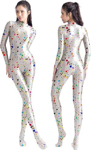 AMORESY Athena Catsuit – Patterned Designs, High Gloss Stretch Fabric, One-Piece Bodysuit for Men & Women in Saudi Arabia