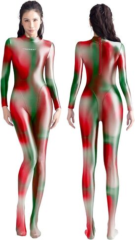 AMORESY Athena Catsuit – Patterned Designs, High Gloss Stretch Fabric, One-Piece Bodysuit for Men & Women in Saudi Arabia