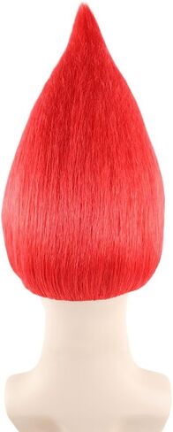 Red Troll Wig – Bright Spiky Costume Hair – Adult & Teen Costume Wig for Halloween, Cosplay & Parties (Ages 13+) in Saudi Arabia