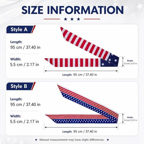 2PCS American Flag Bandana Headbands USA Patriotic Headband for Men Women Perfect Match 4th of July Shirts Outfits in Saudi Arabia