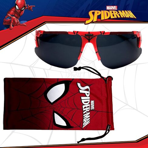 ARKAID Marvel Spider-Man Kids Sunglasses - UV Protective, Stylish & Durable with Soft Carrying Case in Kuwait