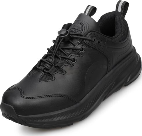 Kids Boys Black School Shoes Oxford Uniform Dress Slip Resistant Athletic Sneaker(Little/Big Kids) in Saudi Arabia