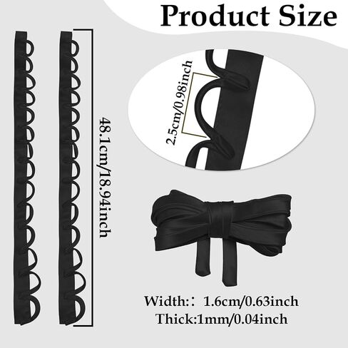 Adjustable Fit Satin Corset Back Kit Women's Wedding Dress Corset Kit Loops Fit Lace up for Prom Form Dress in Saudi Arabia