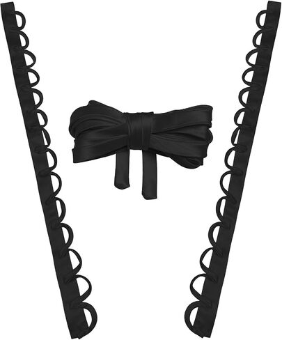 Adjustable Fit Satin Corset Back Kit Women's Wedding Dress Corset Kit Loops Fit Lace up for Prom Form Dress in Saudi Arabia