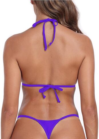 SHERRYLO Micro Bikini Extreme G String Thong Bikinis for Women Sexy Microkini Teeny Weeny Swimsuit Womens Bathing Suits in Kuwait