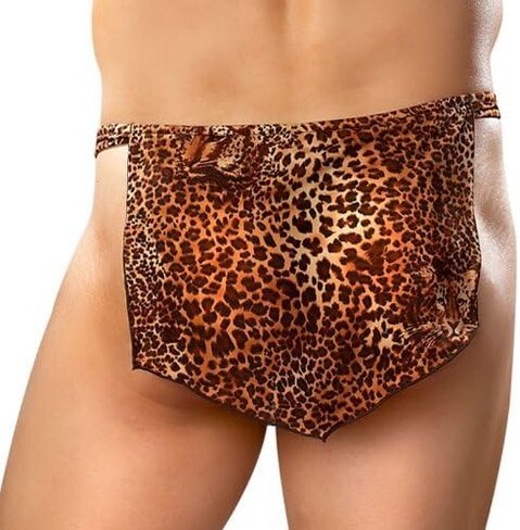 LoveFifi Men's Leopard Tarzan Loincloth Animal Thong Male Power in Saudi Arabia