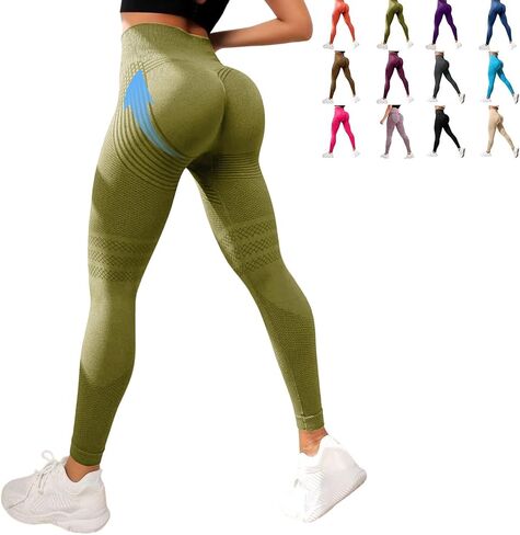 3D Resistance Band Leggings for Women, Anti Cellulite Leggings, High Waist Tummy Control Compression Leggings in Saudi Arabia