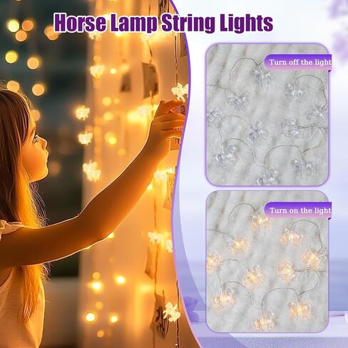 Horse Stuff for Girls Women, Gifts for Horse Lovers, Cowgirl Gift Set with Blanket and 3D Night Light, Equestrian Jewelry Decor Accessories for Birthday Christmas in Saudi Arabia