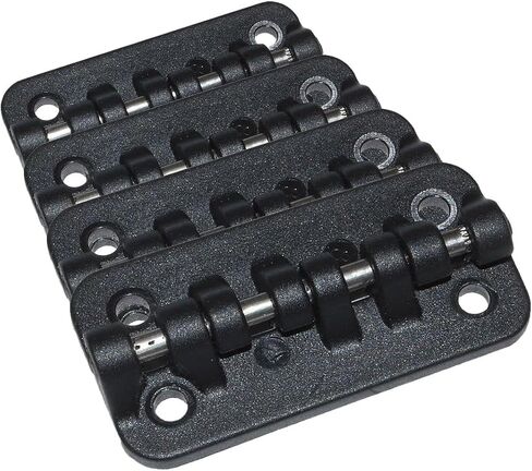 Igloo Universal Fit Hybrid Plastic/Stainless Steel Hinges, Black, Model: 00024045 in Kuwait