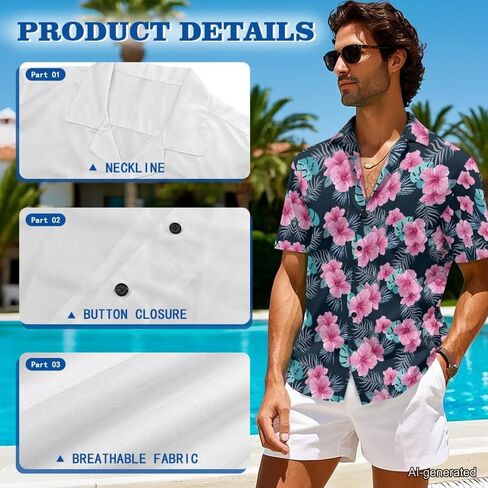 Matching Hawaiian Outfits for Couples Beach Sets Women 2 Piece Outfits Vacation Sets Men Shirt for Luau Party in Saudi Arabia