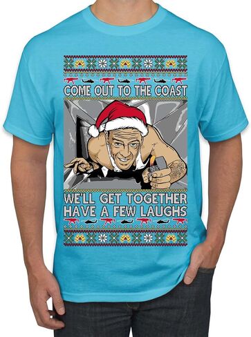 Come Out to The Coast Have a Few Laughs McClane Ugly Christmas Sweater Mens Womens Unisex Shirts, Tops in Kuwait