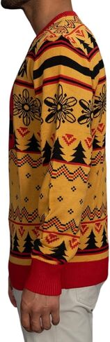 Woodstock Music and Art Officially Licensed Festive Knitted Ugly Christmas Sweater by Life Clothing in Saudi Arabia
