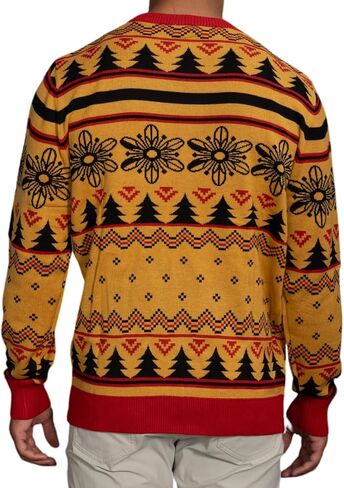 Woodstock Music and Art Officially Licensed Festive Knitted Ugly Christmas Sweater by Life Clothing in Saudi Arabia