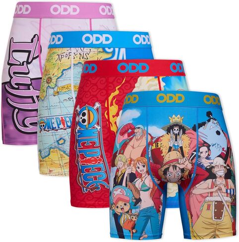 Odd Sox – ملابس داخلية قصيرة تحمل طابع الرسوم المتحركة – قطعة واحدة مرخصة رسميًا من Naruto Attack On Titan Death Note الملابس الداخلية in Kuwait