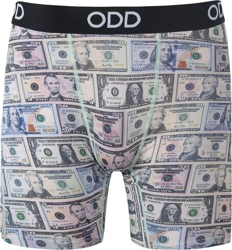 Odd Sox - سراويل داخلية بوكسر مبتكر - ملابس داخلية مموهة على شكل جمجمة أموال الشارع - مقاسات رجالي S-3X-Large - هدية in Kuwait