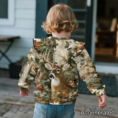 Dreaweet Girls Crewneck Sweatshirt Ruffle Shoulder Tops Lightweight Long Sleeve Sweatshirts for Toddler Youth 1-2T to 7-8Y in Kuwait