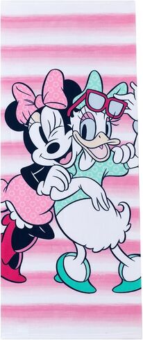 Disney Minnie Mouse Daisy Girls One Piece Swimsuit Bathing Suit with Pool Beach Towel 20 x 50 Set for Toddler to Big Kids in Kuwait