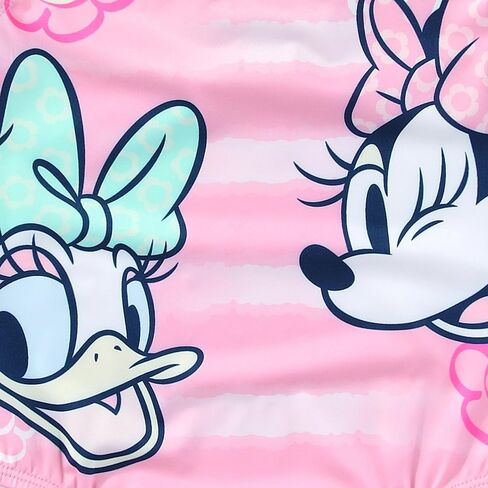 Disney Minnie Mouse Daisy Girls One Piece Swimsuit Bathing Suit with Pool Beach Towel 20 x 50 Set for Toddler to Big Kids in Kuwait