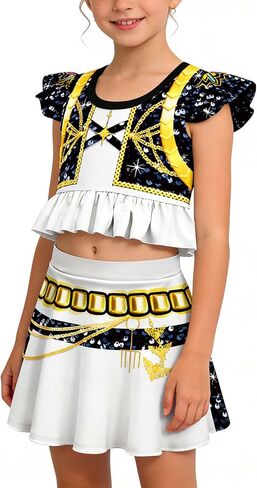 Girls Pop Singer 2PCS Swimsuit Swimwear Stage Style Bathing Suit in Saudi Arabia