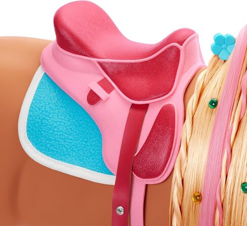 American Girl, Truly Me، إكسسوارات تصفيف الشعر والحصان الكستنائي الساحر، أكثر من 40 قطعة، للأعمار من 6 سنوات فما فوق in Kuwait