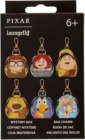 Loungefly Disney: Pixar - Up - سلسلة مفاتيح صغيرة غامضة على الظهر - رائعة للأطفال والكبار - سلاسل المفاتيح القابلة للجمع in Kuwait