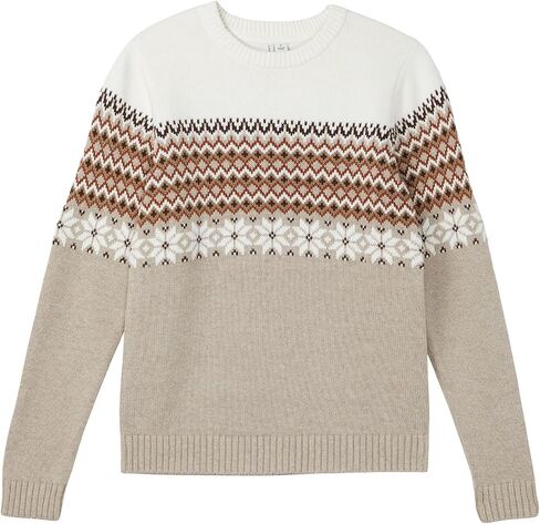 Janie and Jack Fairaisle Pullover Sweater (Toddler/Little Kid/Big Kid) in Kuwait