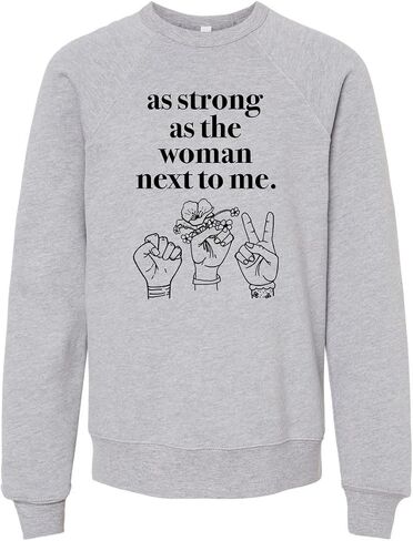 Long Sleeve Unisex Kids' Sweatshirt, Unisex Graphic Sweatshirt, Shirts with Sayings, Heather Gray or Mauve in Kuwait