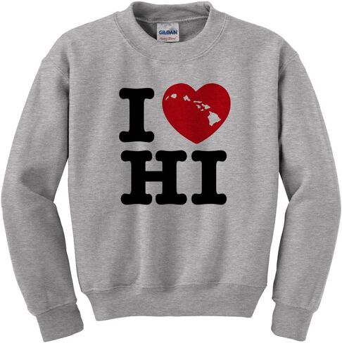 I Love Hawaii Kids Sweatshirt Youth in Saudi Arabia