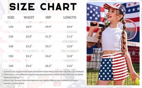 YI XIANG RAN Kids American Flag Shorts Girls Boys USA Print Short Patriotic Stars Stripes Tops 4th of July Outfits Kid 5-14y in Kuwait