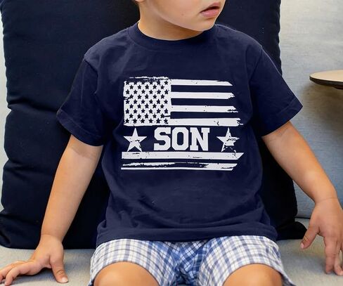 Dad and Son Matching Shirts Boy Dad T-Shirt Daddy and Me Matching Outfits Family Matching Tees Father's Day Tops in Kuwait