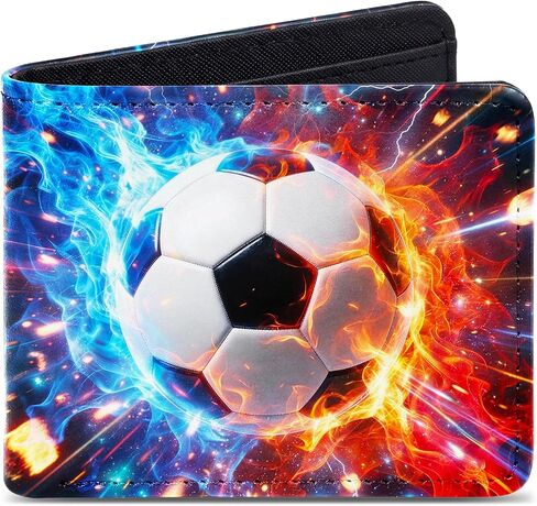 Kids Wallet for Boys, Teen Boys Wallet for Kids Ages 5-14 Leather Bifold Wallets with Coin Pocket ID Window, Christmas Birthday Gift for Kids Boys Teenager Game console in Kuwait