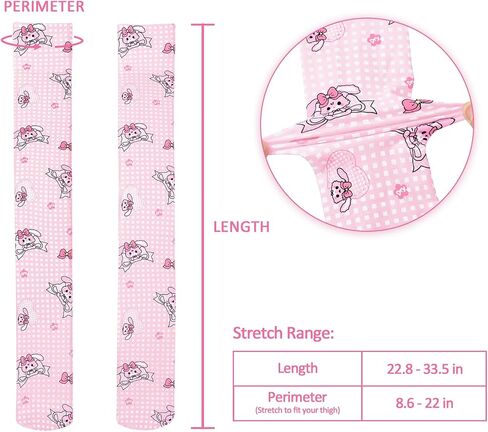 Littleforbig Thigh High Bunnies & Bows Usagi Over the Knee Silk Stockings in Kuwait
