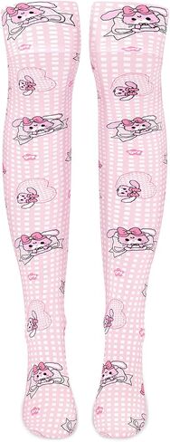 Littleforbig Thigh High Bunnies & Bows Usagi Over the Knee Silk Stockings in Kuwait