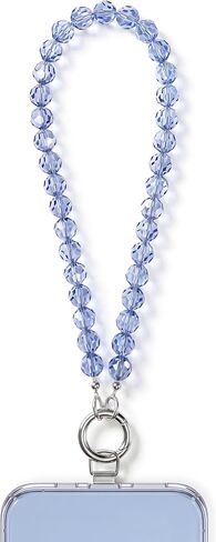 Universal Wrist Phone Lanyard, Sparkly K9 Crystal Strap with Stainless Steel Hardware & 0.18mm Patch, Gift for Women in Kuwait