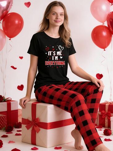 Couples Pajamas, Matching PJS for Couples, His and Hers Jammies, Wife and Husband Sets (Sold Separately) in Saudi Arabia