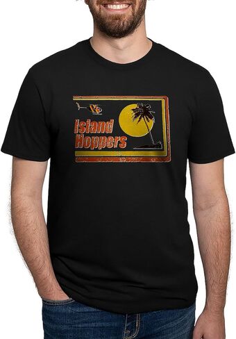 تي شيرت CafePress Island Hoppers تي شيرت رجالي فاخر ثلاثي المزيج in Kuwait