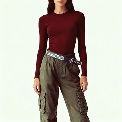 Rock Rivet Belt Gothic Belt with Pyramid Studded Punk Rivet Belts for Men Women Black in Saudi Arabia