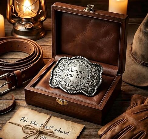 Custom Western Belt Buckles for Men Women Rodeo Cowgirl Cowboy, Personalized Large Gold Cowboy Belt Buckle Cowboy Belt Buckles for Removable 1.5" Leather Snap Belt Strap in Saudi Arabia
