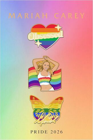 Mariah Carey Official Pride Pin Set in Saudi Arabia