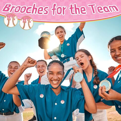 Ice Cream Drip Baseball Pin Sports Enamel Brooch Gift for Sports Lovers Team Fans, Backpack Hat Jacket Decor Baseball Ice Cream Drip Party Favors Decorations in Kuwait