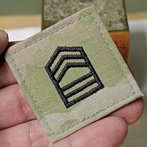 MEDALS OF AMERICA EST. 1976 Army ROTC OCP Hook & Loop Master Sergeant Patch in Kuwait